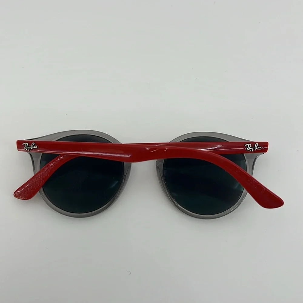 Ray-Ban Jr. RJ9064S Children’s Gray & Red Sunglasses- FRAMES ONLY